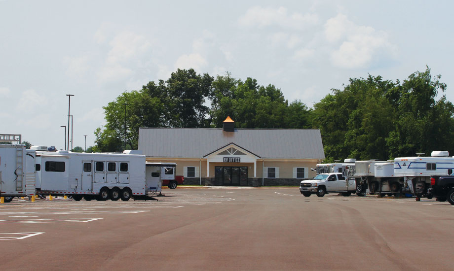 Front Entrance of Oak Grove RV Park Office