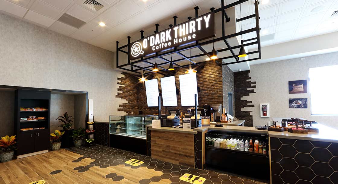 O'Dark Thirty Coffee Shop at Oak Grove Racing, Gaming and Hotel