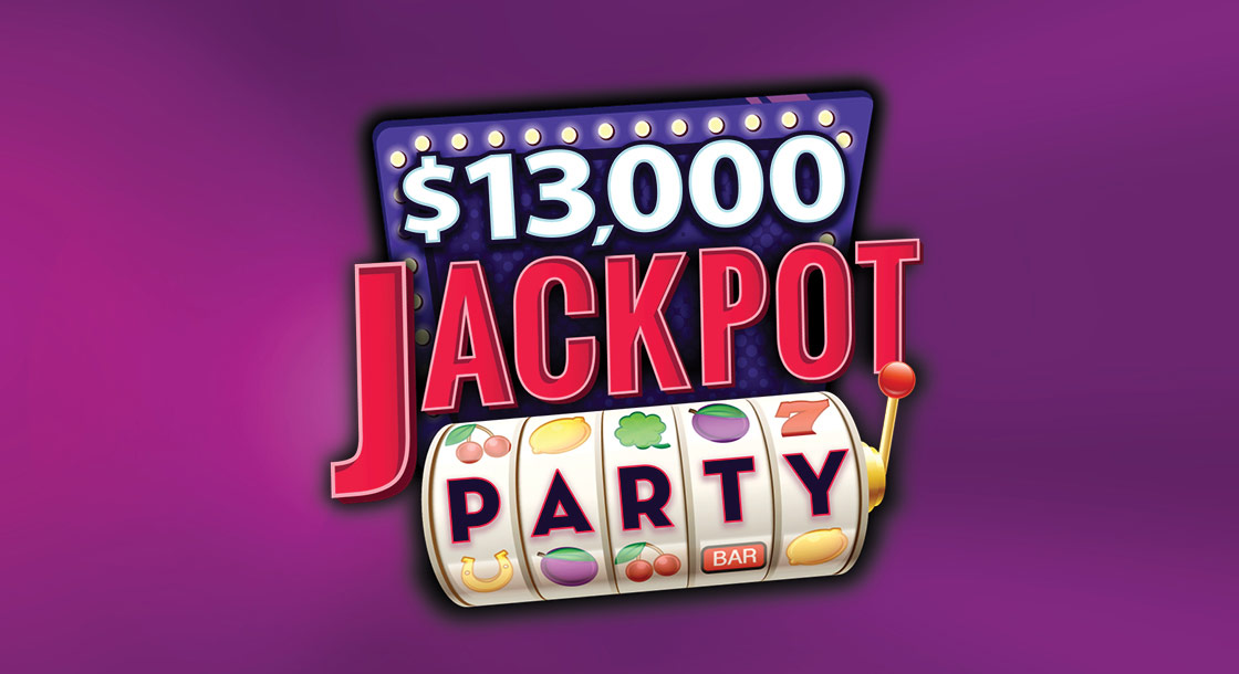 "$13,000 Jackpot Party" logo image