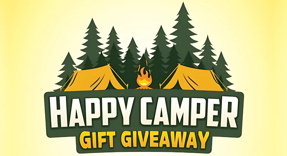 Happy Camper Gift Giveaway Logo