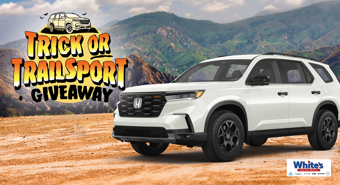 Honda TrialSport with the words: Trick or TrialSport