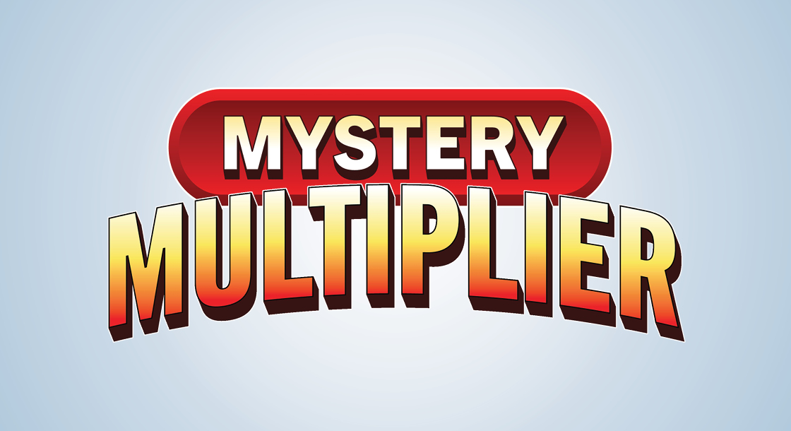the words "Mystery Multiplier"