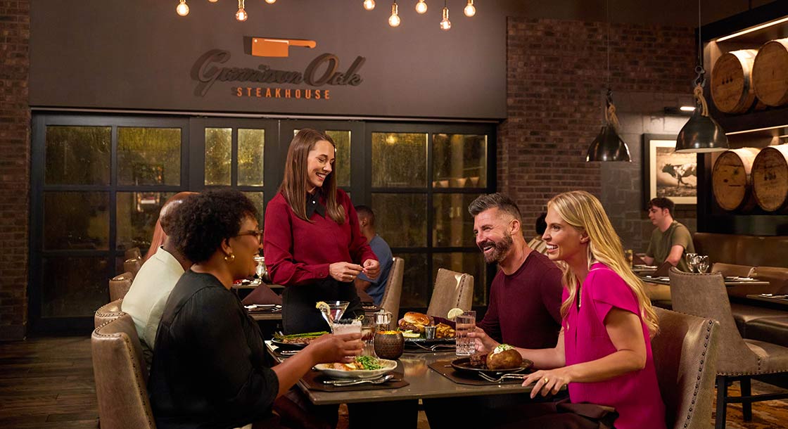 Garrison Oak Steakhouse at Oak Grove Racing, Gaming and Hotel